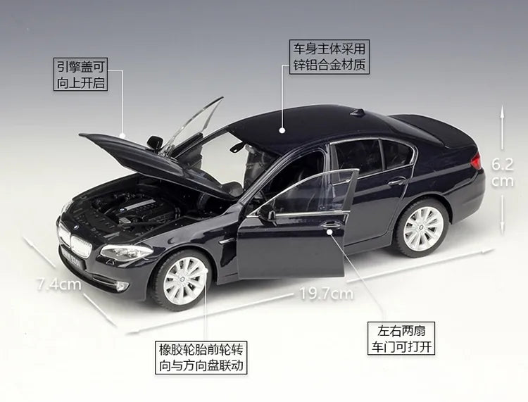 1:24 BMW 2011 535i F10 Die Cast Model Car