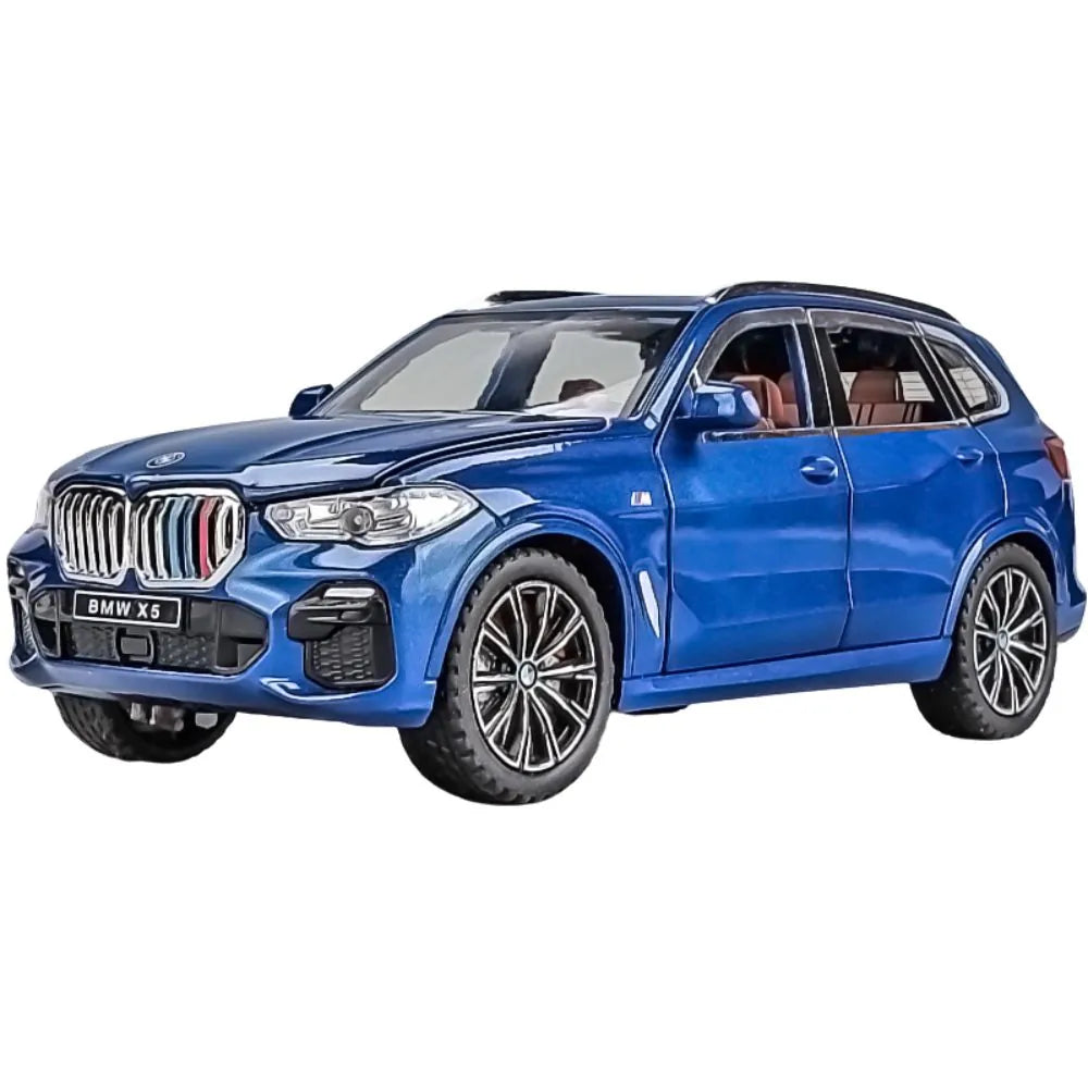 1:24 BMW 2019 X5 M Sport Blue Die Cast Model Car