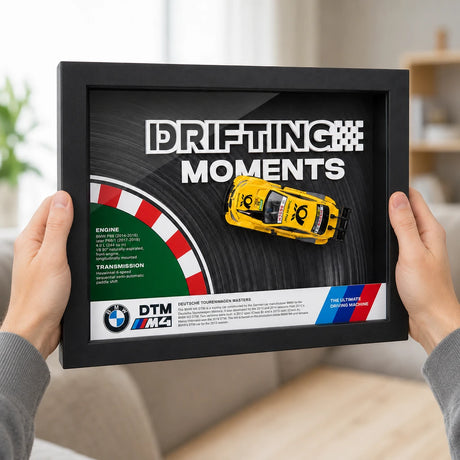 BMW M4 DTM لحظات الانجراف عرض سيارات مؤطرة نموذج سيارات مؤطر