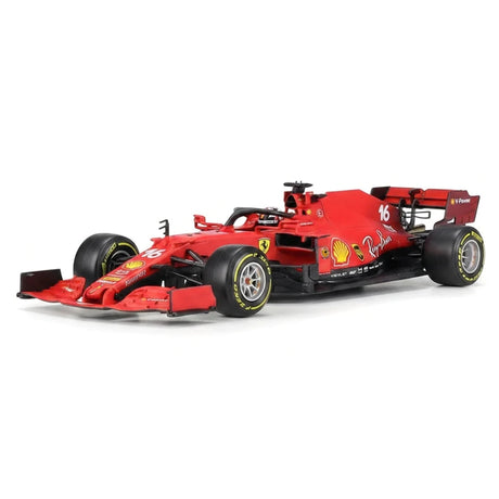 Bburago Ferrari 2021 SF21 #16 Charles Leclerc F1 1:18 modelo de exhibición de fundición a presión - ver 10