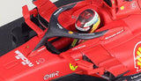 Bburago Ferrari 2021 SF21 #16 Charles Leclerc F1 1:18 pressgjuten visningsmodell - vy 7