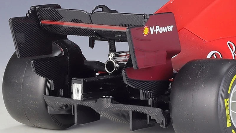 Bburago Ferrari 2021 SF21 #16 Charles Leclerc F1 1:18 gjuten displaymodell – vy 9