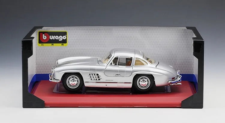 [Bburago] 1:18 Mercedes-Benz 1954 300 SL Roadster Model Car Die-Cast