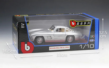 [Bburago] 1:18 Mercedes-Benz 1954 300 SL Roadster Model Car Die-Cast