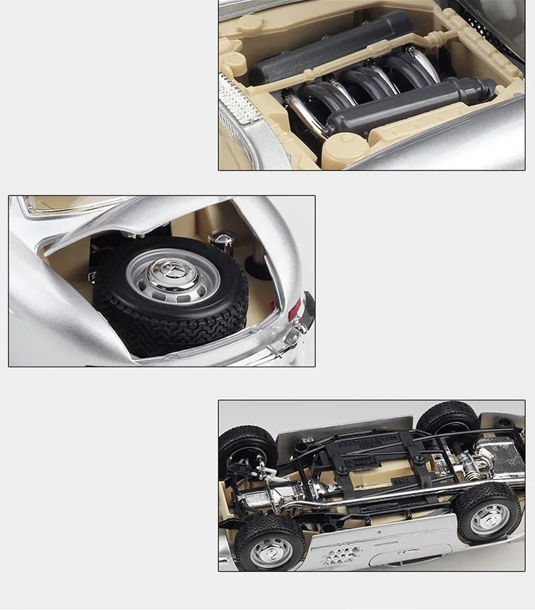 [Bburago] 1:18 Mercedes-Benz 1954 300 SL Roadster voiture miniature Die-Cast