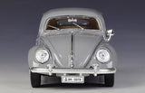 [Bburago] 1:18 Volkswagen 1955 Kafer Beetle grå modellbil Die-Cast