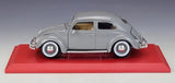 [Bburago] 1:18 Volkswagen 1955 Kafer Beetle grå modellbil Die-Cast
