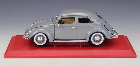 [Bburago] 1:18 Volkswagen 1955 Kafer Beetle Gray Model Car Die-Cast