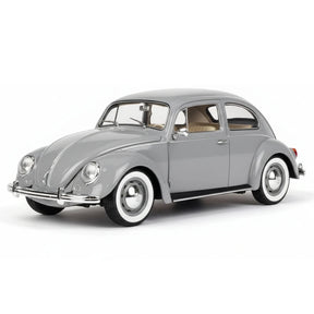 [Bburago] 1:18 Volkswagen 1955 Kafer Beetle grå modellbil Die-Cast