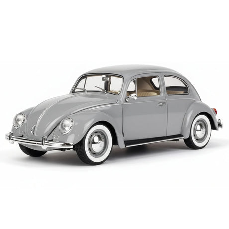 [Bburago] 1:18 Volkswagen 1955 Kafer Beetle Gray Model Car Die-Cast