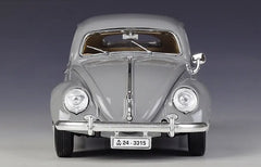 [Bburago] 1:18 Volkswagen 1955 Kafer Beetle Gray Model Car Die-Cast