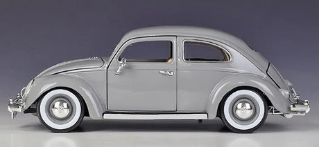 [Bburago] 1:18 Volkswagen 1955 Kafer Beetle Gray Model Car Die-Cast