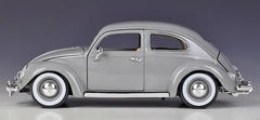 [Bburago] 1:18 Volkswagen 1955 Kafer Beetle Gray Model Car Die-Cast