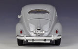 [Bburago] 1:18 Volkswagen 1955 Kafer Beetle grå modellbil Die-Cast