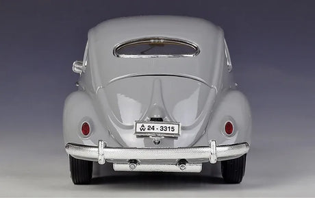 [Bburago] 1:18 Volkswagen 1955 Kafer Beetle Gray Model Car Die-Cast