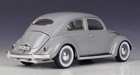 [Bburago] 1:18 Volkswagen 1955 Kafer Beetle Gray Model Car Die-Cast