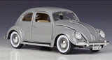 [Bburago] 1:18 Volkswagen 1955 Kafer Beetle grå modellbil Die-Cast