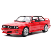 Bburago BMW 1988 E30 M3 czerwony 1:24 – model samochodu z metalu odlewanego do ekspozycji