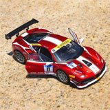 [Bburago] 1:24 Ferrari 2017 488 Challenge #11 Formula Racing Model Car Die-Cast