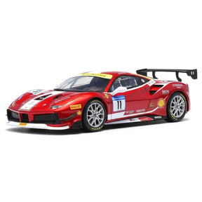 [Bburago] 1:24 Ferrari 2017 488 Challenge #11 Formula Racing Model Car Die-Cast