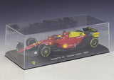 تصميم الذكرى الخامسة والسبعين لمونزا #16 تشارلز لوكلير F1 1:24 نموذج عرض مصبوب، Ferrari 2022 F1-75 #16 - عرض 2