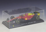 Bburago Ferrari 2022 F1-75 #55 Monza 75th Anniversary Livery Carlos Sainz F1 1:24 modello espositivo in metallo pressofuso - vedi 2