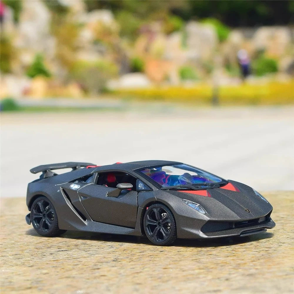 [Bburago] 1:24 Lamborghini 2012 Sesto Elemento gris voiture miniature Die-Cast