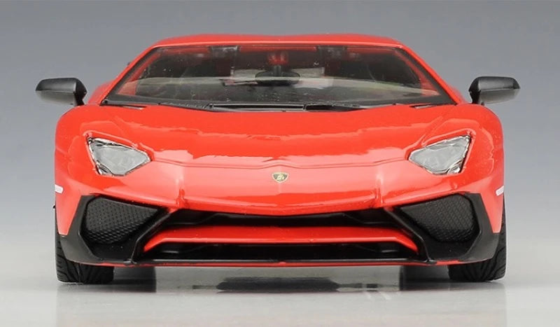 [Bburago] 1:24 Lamborghini 2016 Aventador LP750-4 SV Red Model Car Die-Cast