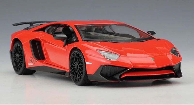 [Bburago] 1:24 Lamborghini 2016 Aventador LP750-4 SV rouge voiture miniature Die-Cast