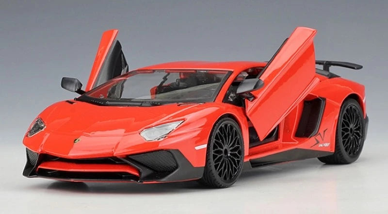 [Bburago] 1:24 Lamborghini 2016 Aventador LP750-4 SV rouge voiture miniature Die-Cast