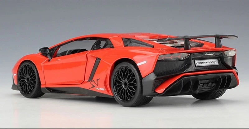 [Bburago] 1:24 Lamborghini 2016 Aventador LP750-4 SV rouge voiture miniature Die-Cast