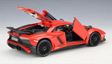 [Bburago] 1:24 Lamborghini 2016 Aventador LP750-4 SV Red Model Car Die-Cast