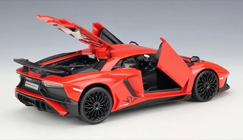 [Bburago] 1:24 Lamborghini 2016 Aventador LP750-4 SV rouge voiture miniature Die-Cast