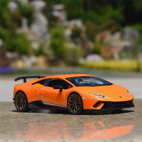 Bburago Lamborghini 2017 Huracan Performante Orange 1:24 – model wyświetlacza odlewany