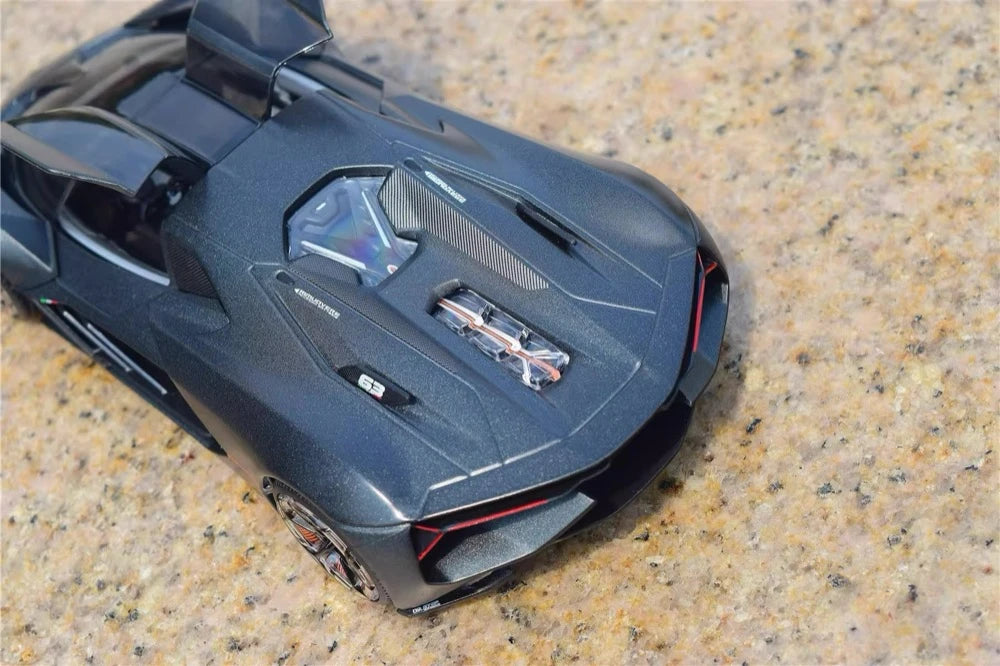 [Bburago] 1:24 Lamborghini 2017 Terzo Millennio Gray Model Car Die-Cast