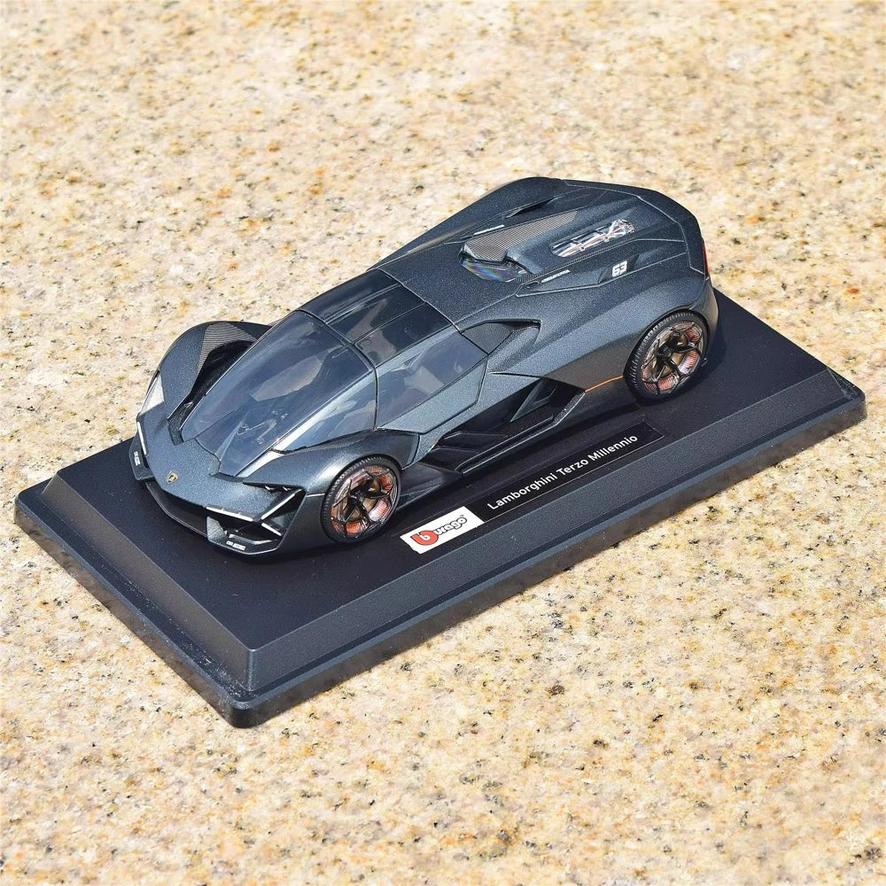[Bburago] 1:24 Lamborghini 2017 Terzo Millennio Gray Model Car Die-Cast