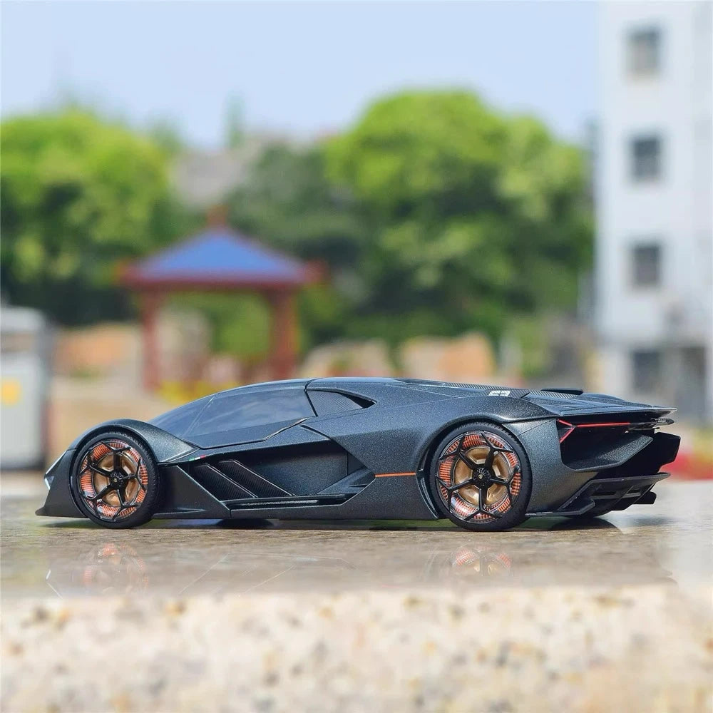 [Bburago] 1:24 Lamborghini 2017 Terzo Millennio Gray Model Car Die-Cast