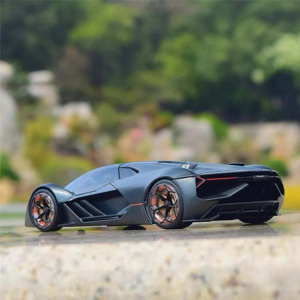 [Bburago] 1:24 Lamborghini 2017 Terzo Millennio Gray Model Car Die-Cast