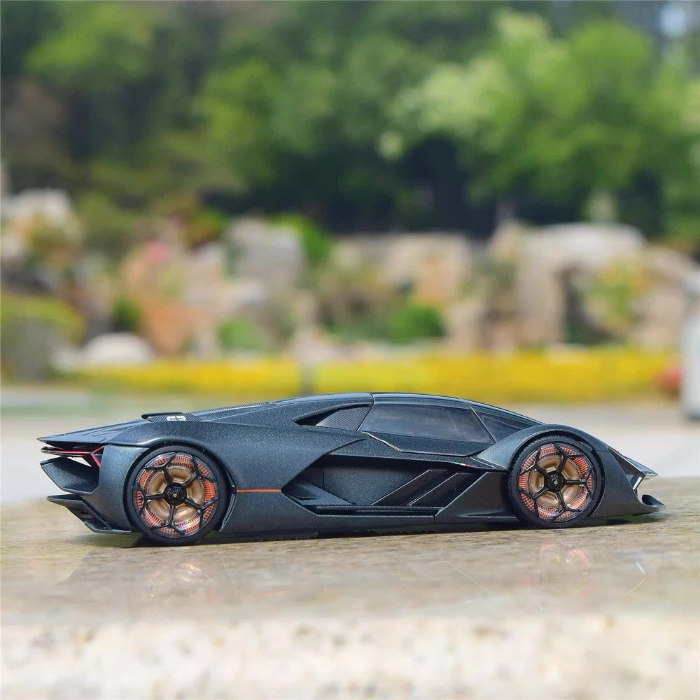 [Bburago] 1:24 Lamborghini 2017 Terzo Millennio Gray Model Car Die-Cast
