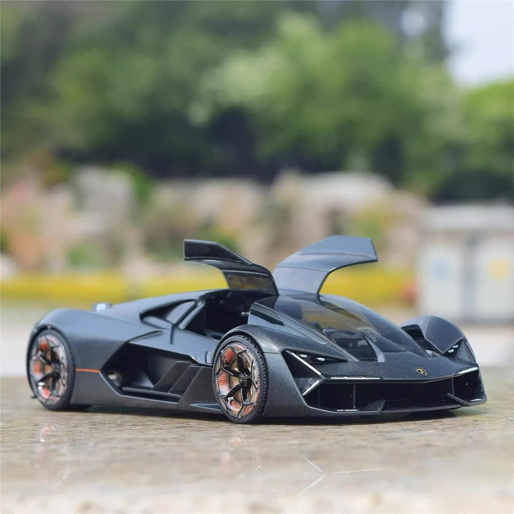 [Bburago] 1:24 Lamborghini 2017 Terzo Millennio Gray Model Car Die-Cast