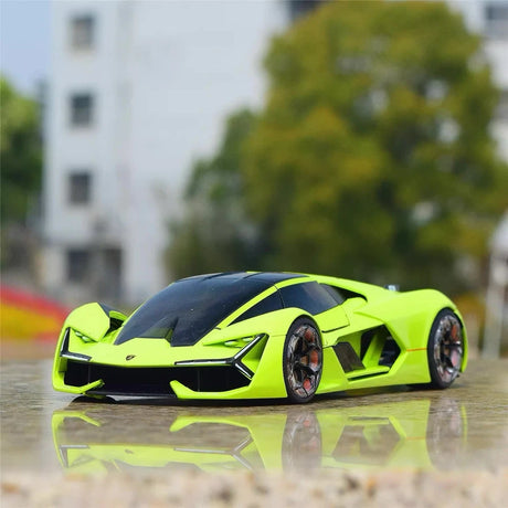 [Bburago] 1:24 Lamborghini 2017 Terzo Millennio vihreä pienoismalli Die-Cast
