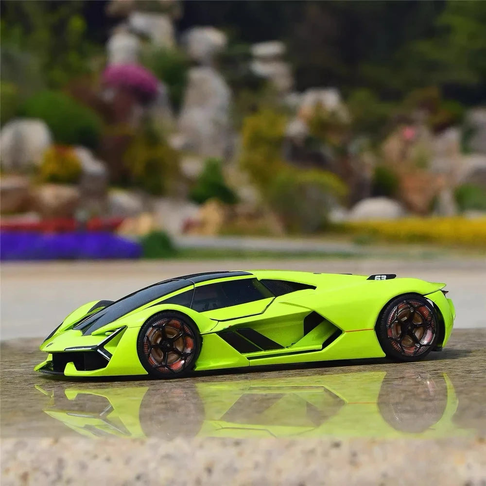 [Bburago] 1:24 Lamborghini 2017 Terzo Millennio Green Model Car Die-Cast