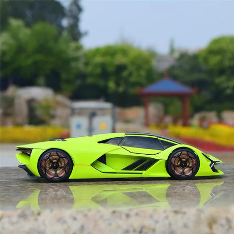 [Bburago] 1:24 Lamborghini 2017 Terzo Millennio vihreä pienoismalli Die-Cast