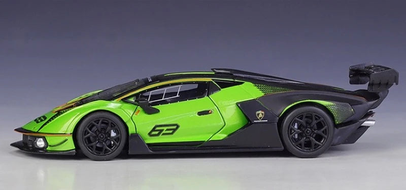 [Bburago] 1:24 Lamborghini 2020 Essenza SCV12 Green Model Car Die-Cast