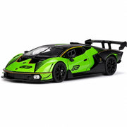Bburago Lamborghini 2020 Essenza SCV12 zielony 1:24 – model samochodu z metalu odlewanego do ekspozycji