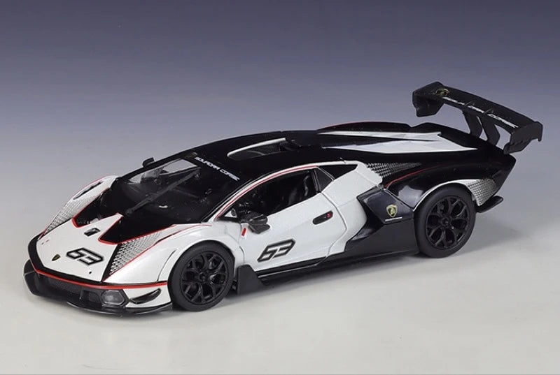 [Bburago] 1:24 Lamborghini 2020 Essenza SCV12 White Model Car Die-Cast
