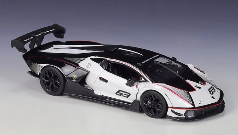 [Bburago] 1:24 Lamborghini 2020 Essenza SCV12 White Model Car Die-Cast