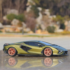 [Bburago] 1:24 Lamborghini 2020 San FKP 37 Green Model Car Die-Cast