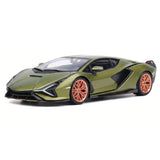 [Bburago] 1:24 Lamborghini 2020 San FKP 37 Green Model Car Die-Cast