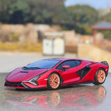 [Bburago] 1:24 Lamborghini 2020 San FKP 37 Red Model Car Die-Cast